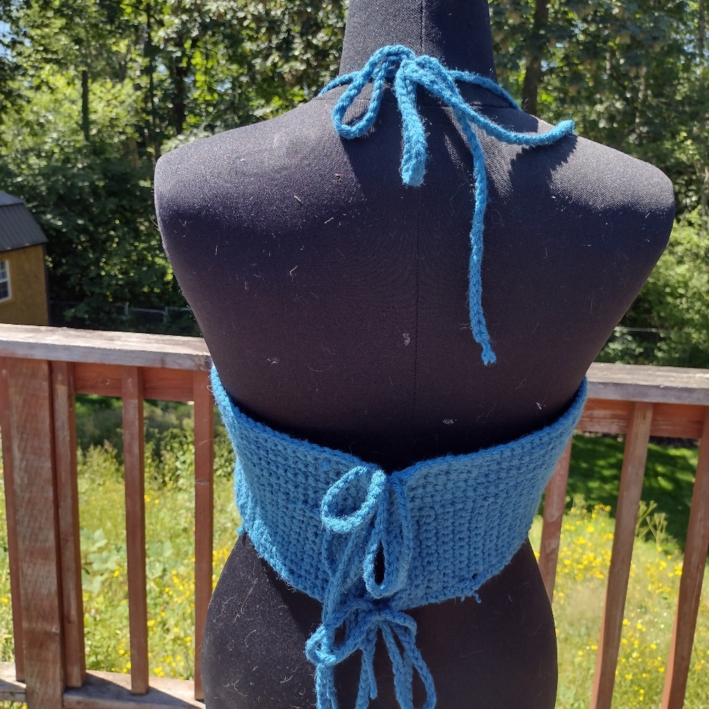 Homemade crochet top - Picture 2 of 4